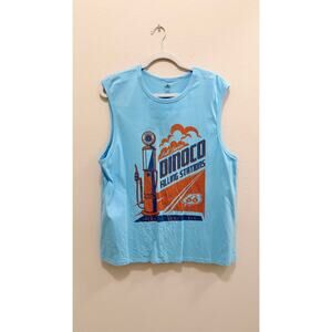 Disney Parks Cars Dinoco Filling Stations Tank Top Sleeveless Shirt Large NWT